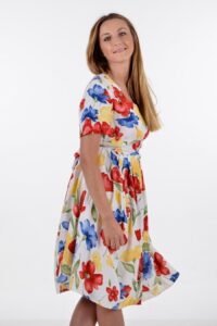 Vintage 1980's floral dress