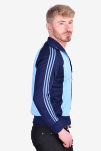 Pantalon De Jogging Adidas Vintage ATP VENTEX – Taille XS Raccourci – Bleu Marine/turquoise – Occasion Très Bon état