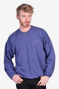 Vintage Adidas navy blue sweatshirt