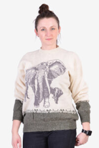 Vintage elephant jumper