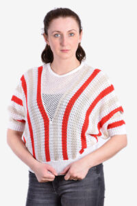 Vintage 1980's batwing top