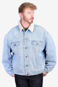 Vintage Levi denim sherpa jacket