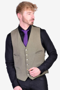 Vintage green waistcoat