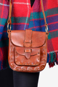 Vintage leather handbag
