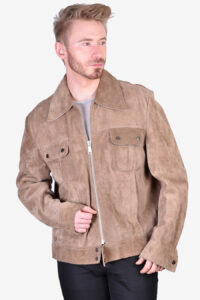 Vintage 1970’s suede bomber jacket