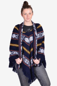 Vintage Aztec poncho