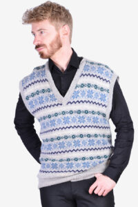 Vintage fair isle tank top