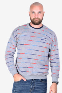 Vintage Adidas striped sweatshirt