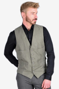 Vintage grey waistcoat