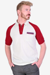 Retro 1970's polo shirt