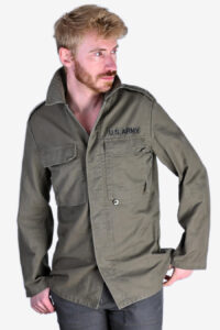 Vintage moleskin military jacket