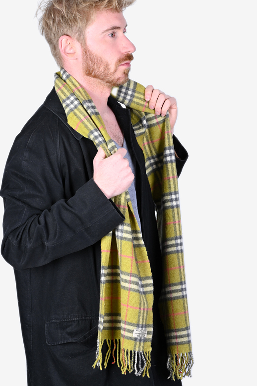 Vintage Burberry London Nova Check Scarf - Brick Vintage