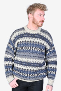 Vintage men's pattern jumper