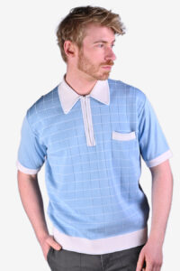 Vintage 1960's Italian knit polo shirt