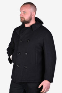 Vintage black pea coat