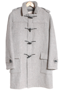Vintage grey duffle coat