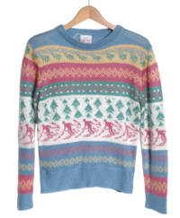 Vintage ski jumper
