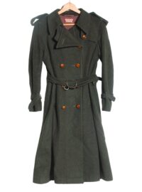 Women's 1960's coat in a green colour