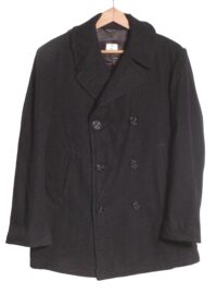 Vintage black pea coat