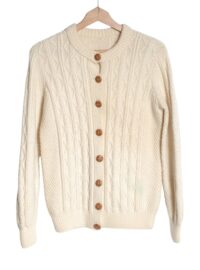 Vintage women's Aran cardigan