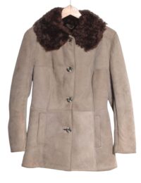 Vintage women's sheepskin coat