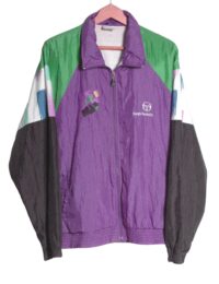 Veste Vintage Sergio Tacchini - Style Rétro 70s/80s/90s - Inspirée Sampras/McEnroe - Taille 44