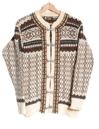 Vintage women's Norwegian cardigan