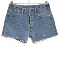 Vintage Levi's 501 blue denim shorts
