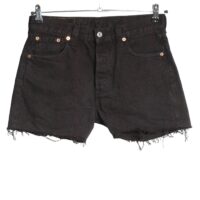 Vintage Levi's 501 black denim shorts