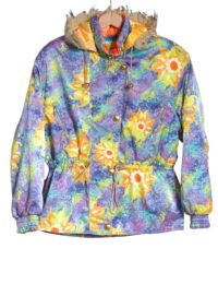Vintage floral ski jacket