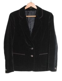 Vintage 1970's black velvet jacket