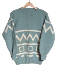 Vintage hand knitted women's jumper