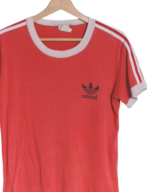 Vintage 1970's Adidas Ringer T Shirt | Size S