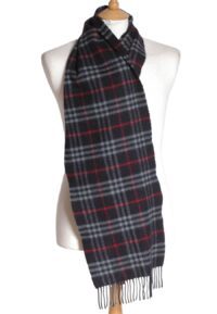 Vintage 1990's Burberry cashmere scarf