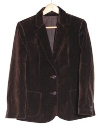 Vintage St Michael brown velvet jacket