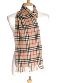Vintage Burberrys cashmere scarf