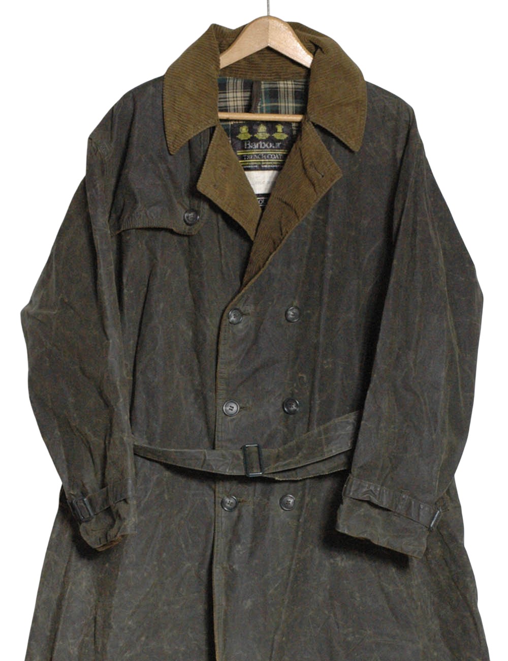 Vintage Barbour A600 Wax Trench Coat | Size L