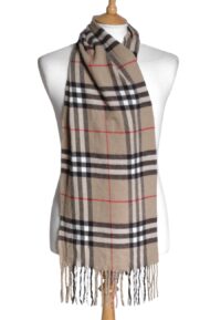 Burberrys nova check lambswool scarf