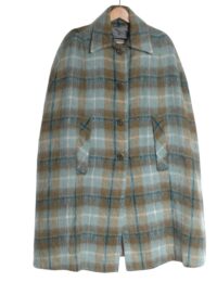 Vintage 1970's tartan cape
