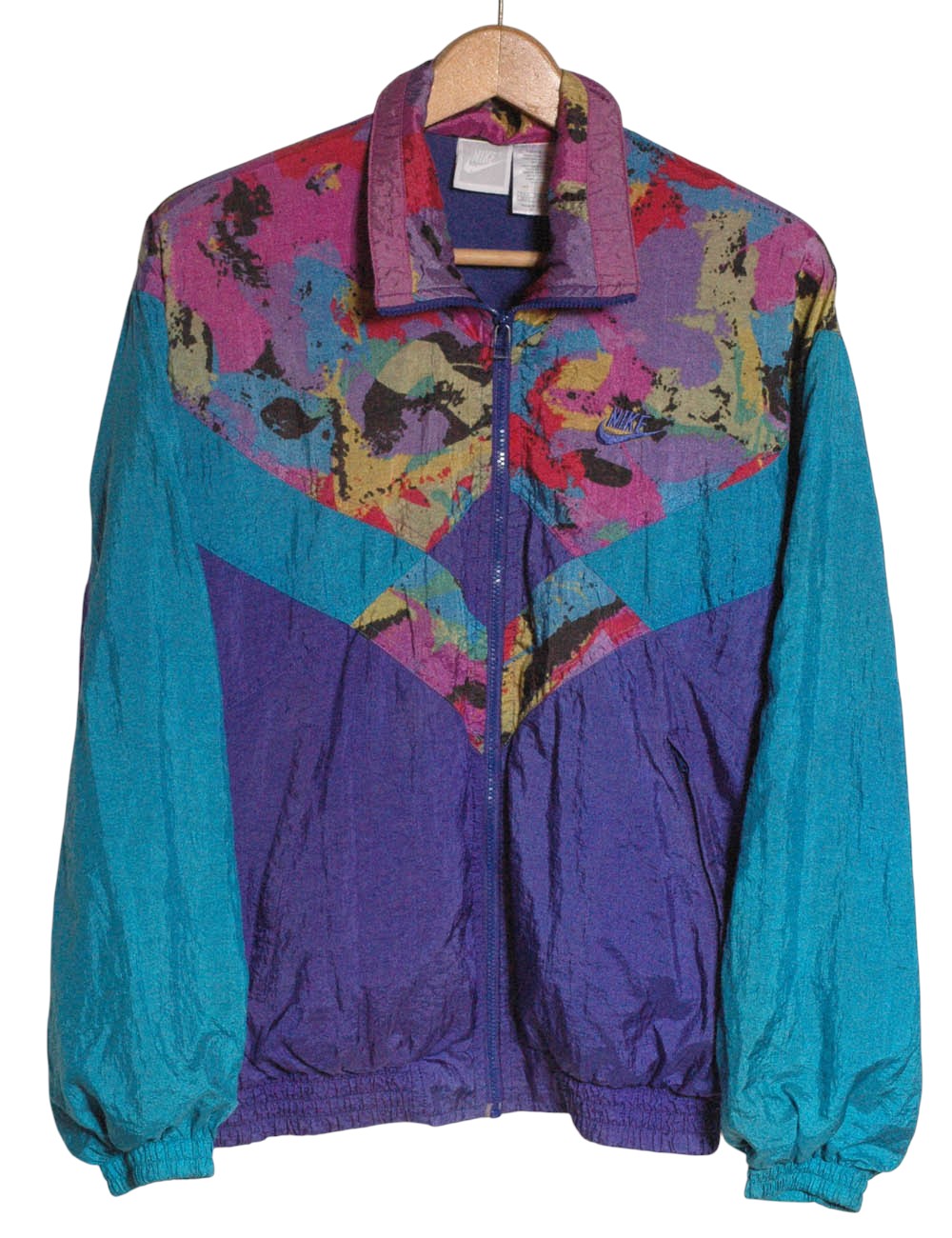 Shell Pattern Design Nike Women's Nike Shell Jacket | Size 14 - Brick Vintage