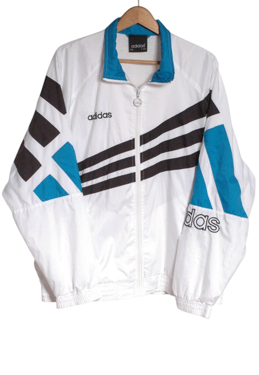 Retro Adidas Shell Suit Jacket | Size XL - Brick Vintage