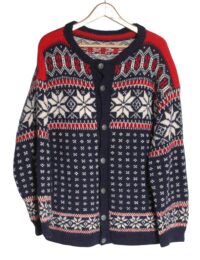 Vintage men's snowflake cardigan