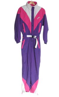 Vintage 1980s women's ski suit