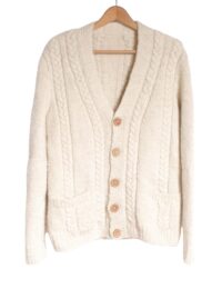 Vintage men's Aran cardigan