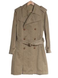 Vintage 1970s Spanish military trench coat