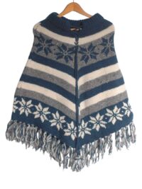 Vintage snowflake poncho