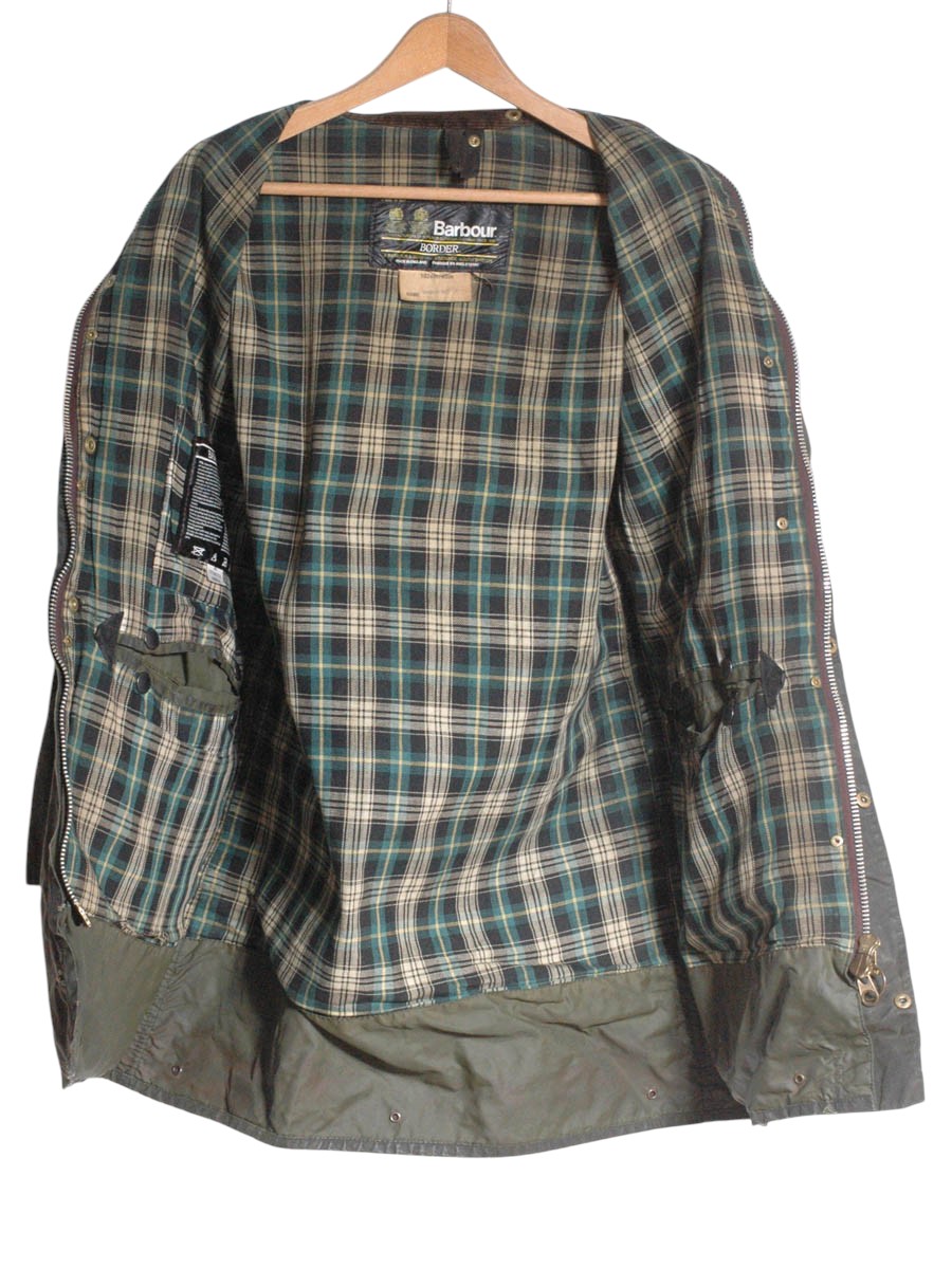 Vintage 1980s Barbour Border Wax Jacket | Size M