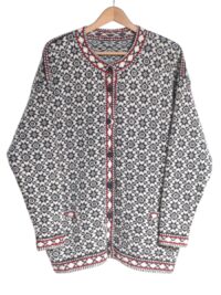 Vintage women's snowflake cardigan